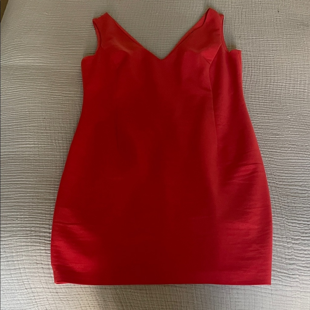 Zara Vibrant Red Mini Dress Y2K